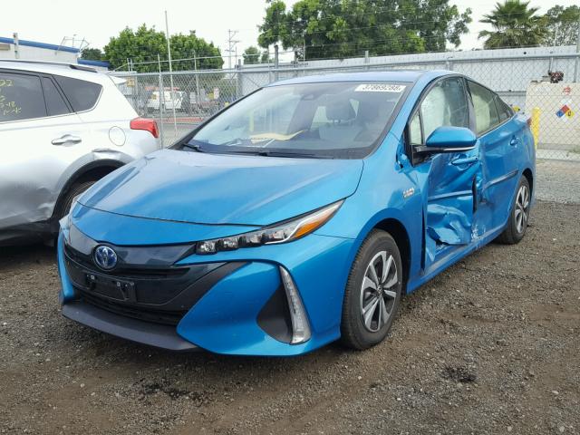 JTDKARFP5H3035884 - 2017 TOYOTA PRIUS PRIM 蓝色 照片 2