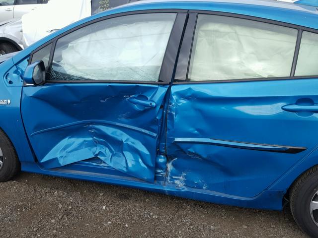 JTDKARFP5H3035884 - 2017 TOYOTA PRIUS PRIM 蓝色 照片 9