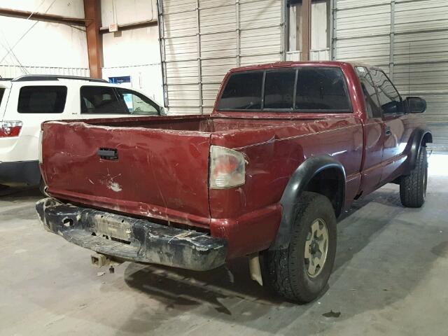 1GCCT19W5Y8300597 - 2000 CHEVROLET S TRUCK S1 RED photo 4