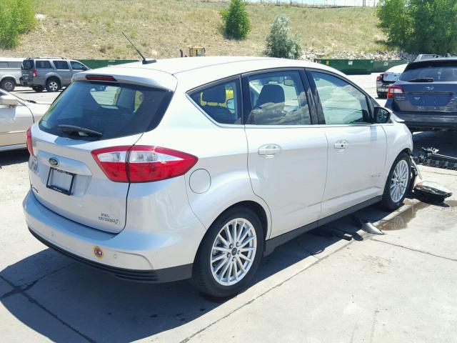 1FADP5BU8FL114030 - 2015 FORD C-MAX SEL SILVER photo 4