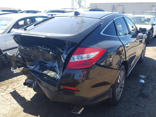 5J6TF1H38EL002448 - 2014 HONDA CROSSTOUR BLACK photo 4