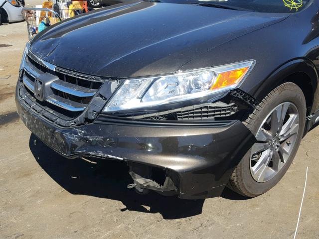 5J6TF1H38EL002448 - 2014 HONDA CROSSTOUR BLACK photo 9