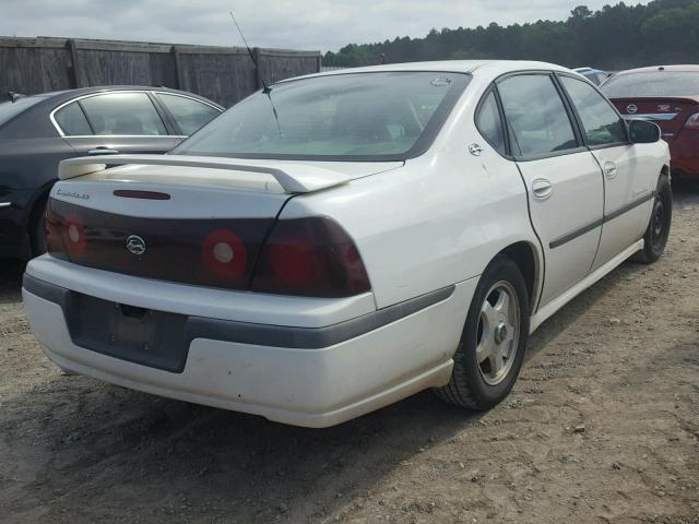 2G1WH55K119215638 - 2001 CHEVROLET IMPALA LS WHITE photo 4