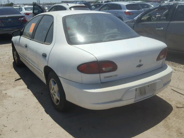 1G1JC524827265793 - 2002 CHEVROLET CAVALIER B WHITE photo 3