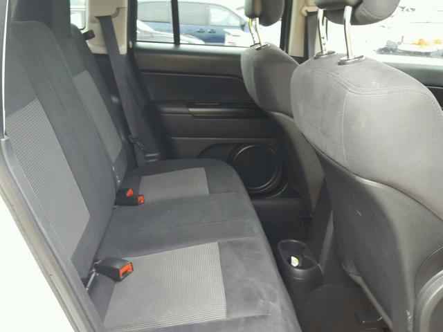 1J4NF1FB3BD176131 - 2011 JEEP COMPASS SP WHITE photo 6