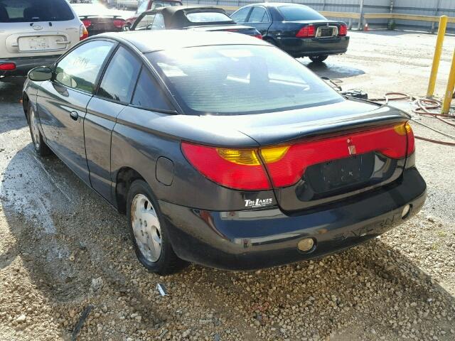 1G8ZY12782Z176688 - 2002 SATURN SC2 BLACK photo 3