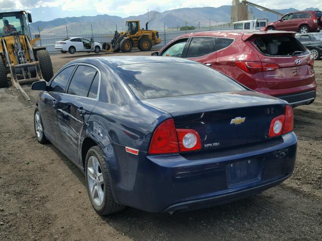 1G1ZA5E18BF288202 - 2011 CHEVROLET MALIBU LS BLUE photo 3