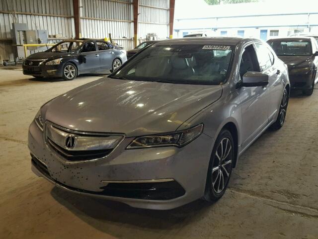 19UUB2F59FA009004 - 2015 ACURA TLX TECH SILVER photo 2