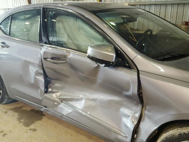 19UUB2F59FA009004 - 2015 ACURA TLX TECH SILVER photo 9