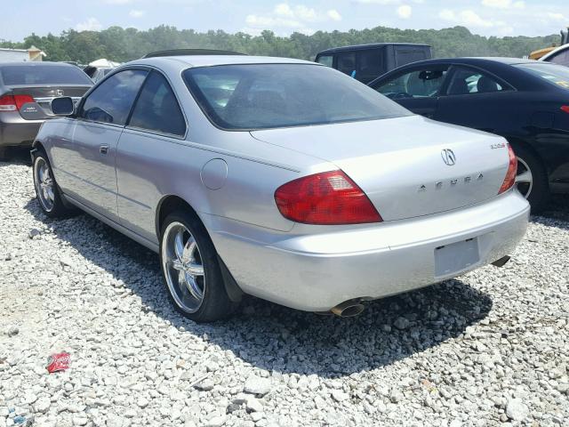 19UYA42681A036413 - 2001 ACURA 3.2CL TYPE SILVER photo 3