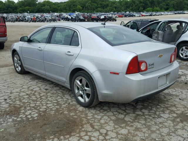 1G1ZH57B39F205870 - 2009 CHEVROLET MALIBU 1LT SILVER photo 3