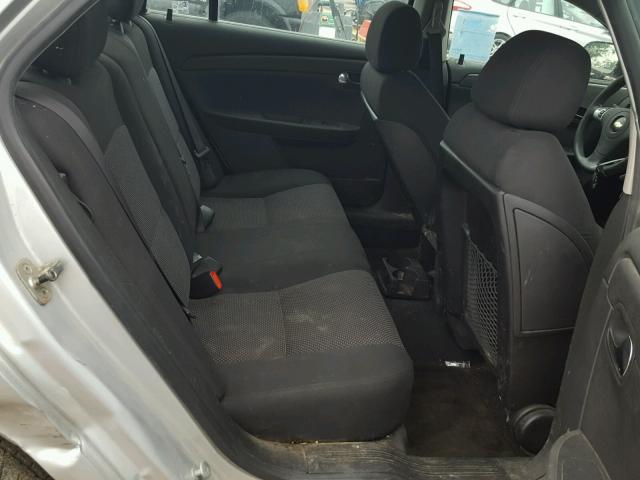1G1ZH57B39F205870 - 2009 CHEVROLET MALIBU 1LT SILVER photo 6