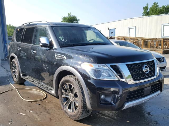 JN8AY2NE6J9732406 - 2018 NISSAN ARMADA PLA BLACK photo 1