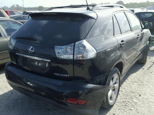 2T2GA31U45C023868 - 2005 LEXUS RX 330 BLACK photo 4