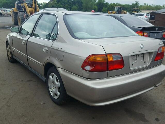 1HGEJ8646YL009163 - 2000 HONDA CIVIC EX TAN photo 3