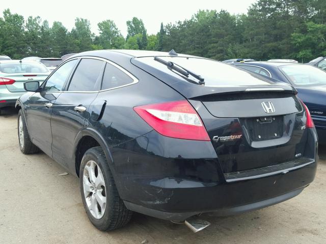 5J6TF2H57CL000565 - 2012 HONDA CROSSTOUR BLACK photo 3