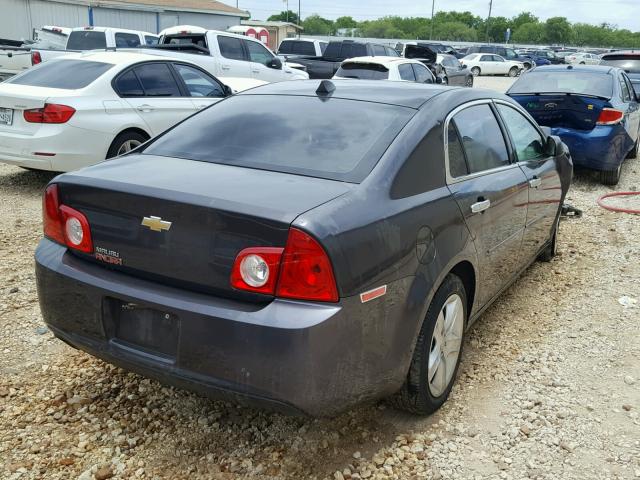 1G1ZB5E0XCF304227 - 2012 CHEVROLET MALIBU LS ნაცრისფერი ფოტო 4