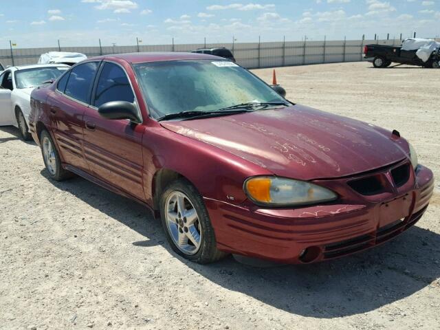 1G2NF52E32M637345 - 2002 PONTIAC GRAND AM S Tünd qırmızı foto 1