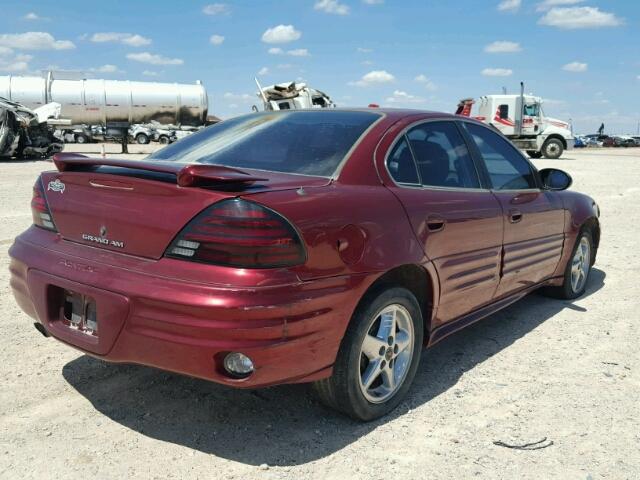 1G2NF52E32M637345 - 2002 PONTIAC GRAND AM S Tünd qırmızı foto 4
