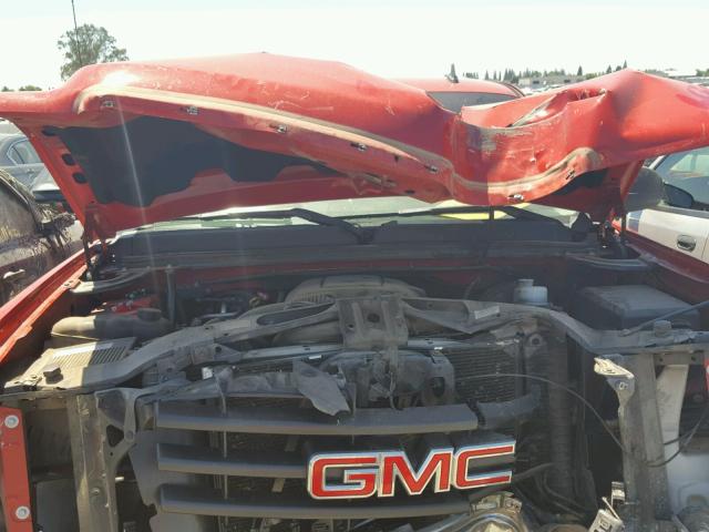 2GTEC13J571722148 - 2007 GMC NEW SIERRA RED photo 7