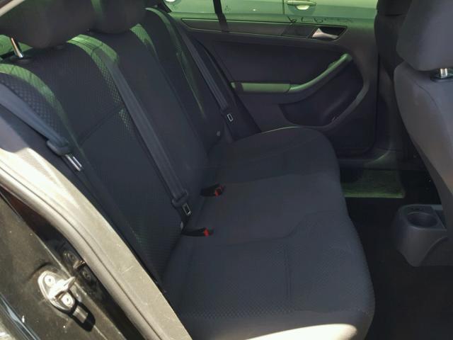 3VW2K7AJ4CM402654 - 2012 VOLKSWAGEN JETTA BASE 黑色 照片 6