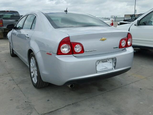 1G1ZE5E09AF308807 - 2010 CHEVROLET MALIBU GRAY photo 3