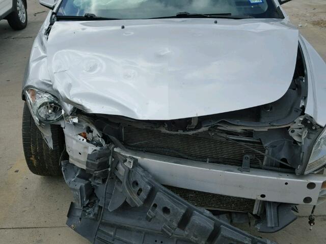 1G1ZE5E09AF308807 - 2010 CHEVROLET MALIBU GRAY photo 7