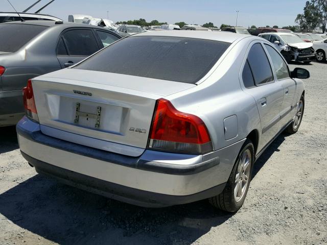 YV1RS61R912066368 - 2001 VOLVO S60 SILVER photo 4
