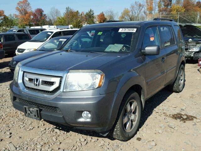 5FNYF4H50BB024621 - 2011 HONDA PILOT EXL GRAY photo 2