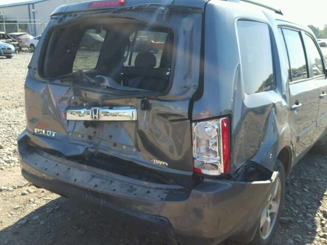 5FNYF4H50BB024621 - 2011 HONDA PILOT EXL GRAY photo 9