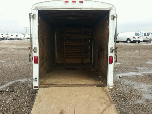 4U01C12159A039748 - 2009 CARGO TRAILER WHITE photo 6