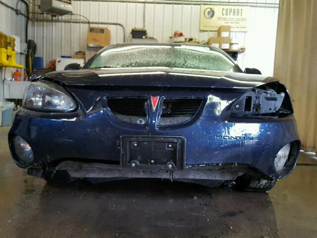 2G2WP552581150705 - 2008 PONTIAC GRAND PRIX BLUE photo 9