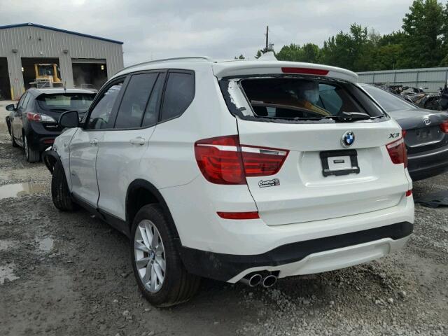 5UXWZ7C37H0V91713 - 2017 BMW X3 SDRIVE2 Weiß Foto 3
