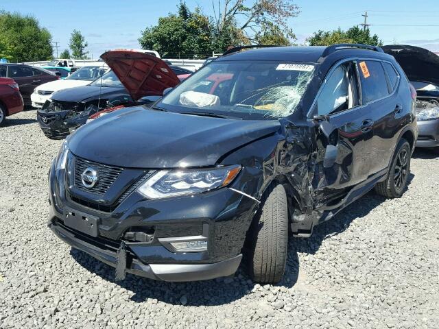 5N1AT2MV4HC754179 - 2017 NISSAN ROGUE BLACK photo 2