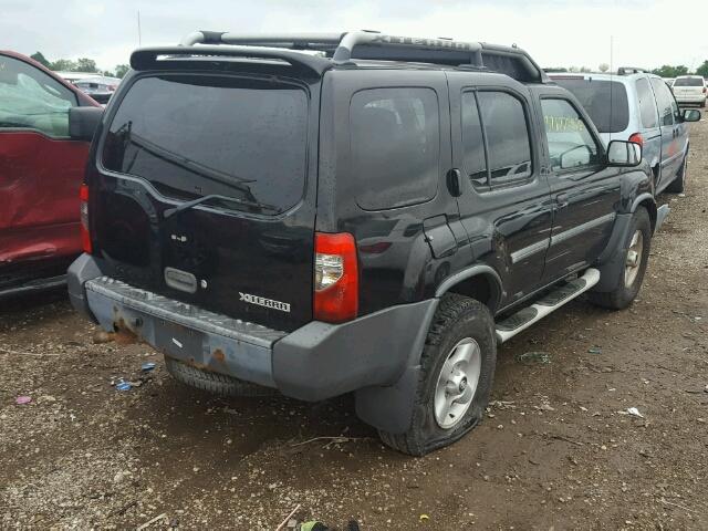 5N1ED28Y92C538175 - 2002 NISSAN XTERRA XE BLACK photo 4