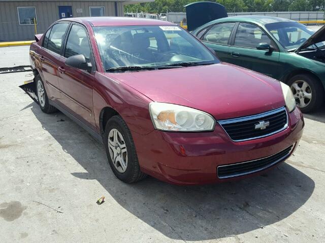 1G1ZS51F36F292209 - 2006 CHEVROLET MALIBU LS MAROON photo 1