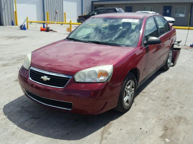 1G1ZS51F36F292209 - 2006 CHEVROLET MALIBU LS MAROON photo 2