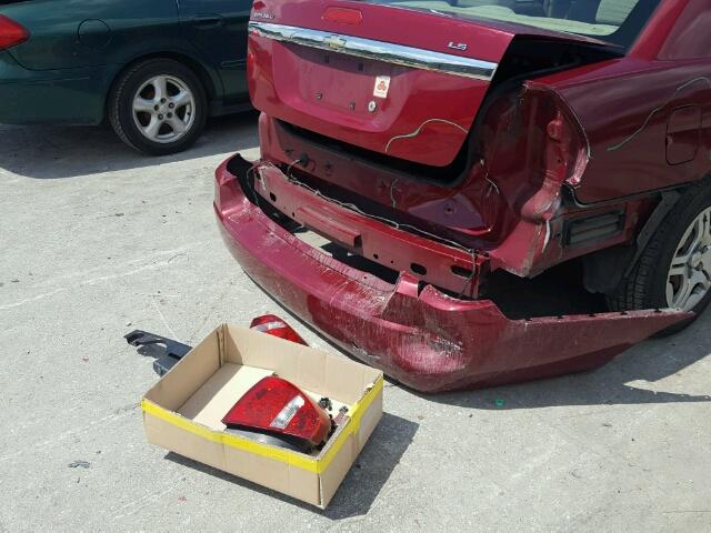 1G1ZS51F36F292209 - 2006 CHEVROLET MALIBU LS كستنائي صورة 9