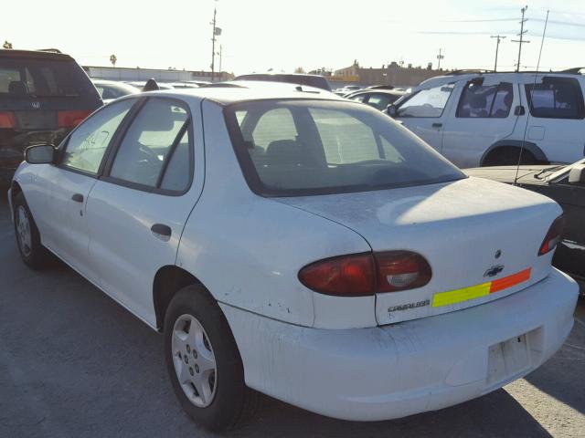 3G1JC5246YS106944 - 2000 CHEVROLET CAVALIER WHITE photo 3