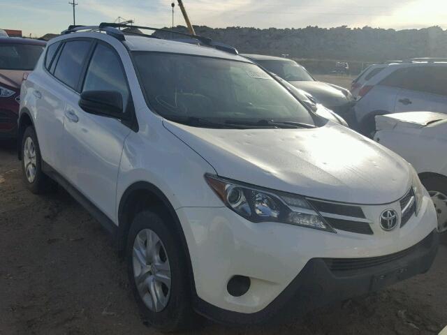 JTMBFREV3DD025943 - 2013 TOYOTA RAV4 LE WHITE photo 1