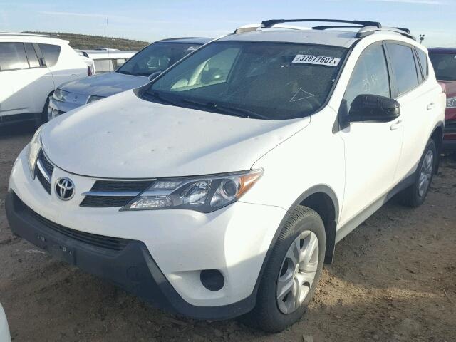 JTMBFREV3DD025943 - 2013 TOYOTA RAV4 LE WHITE photo 2