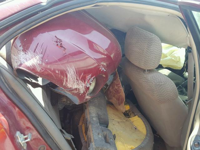 1G2NE52E45M186708 - 2005 PONTIAC GRAND AM S წითელი ფოტო 6