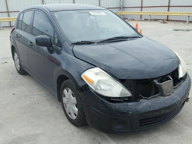 3N1BC13E27L363459 - 2007 NISSAN VERSA S BLACK photo 1