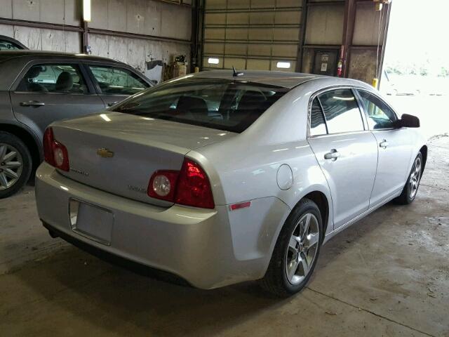 1G1ZC5EB8AF302231 - 2010 CHEVROLET MALIBU 1LT 银色 照片 4