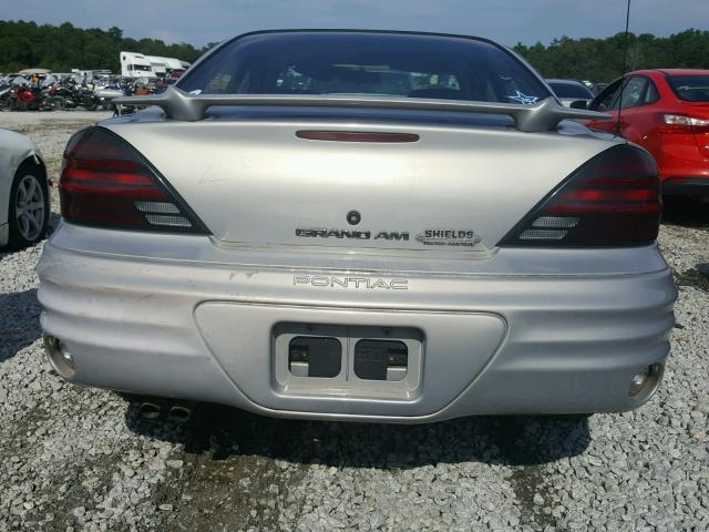 1G2NF52E6YM710913 - 2000 PONTIAC GRAND AM S SILVER photo 9