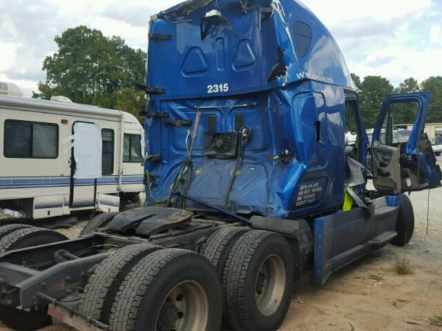 3AKJGLD64FSFX5211 - 2015 FREIGHTLINER CASCADIA 1 BLUE photo 4