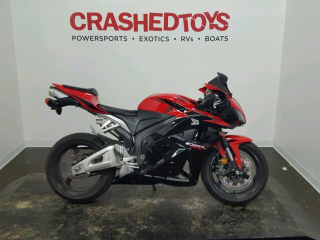 JH2PC4043BK400651 - 2011 HONDA CBR600 RR RED photo 1