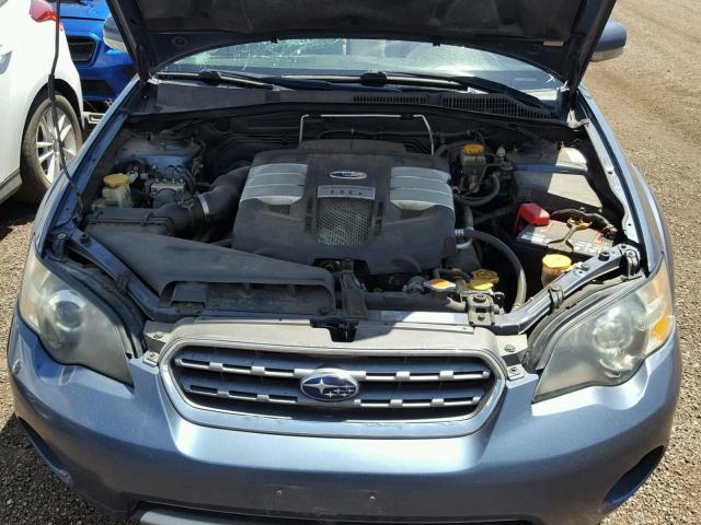 4S4BL84C454210499 - 2005 SUBARU LEGACY OUT BLUE photo 7