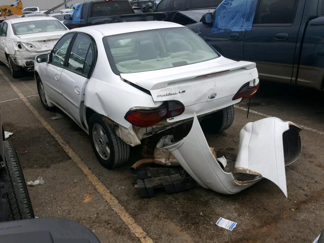 1G1NE52J42M566600 - 2002 CHEVROLET MALIBU LS WHITE photo 3