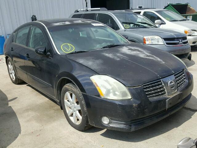 1N4BA41E44C927780 - 2004 NISSAN MAXIMA SE BLACK photo 1